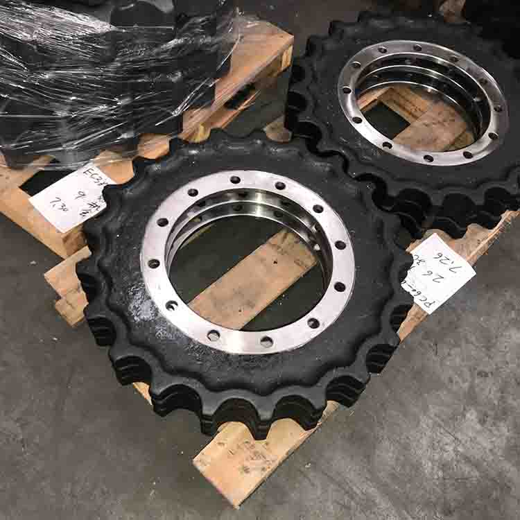 PC60 Komatsu Excavator Undercarriage Driving Gear Ring Excavator Drive Sprocket